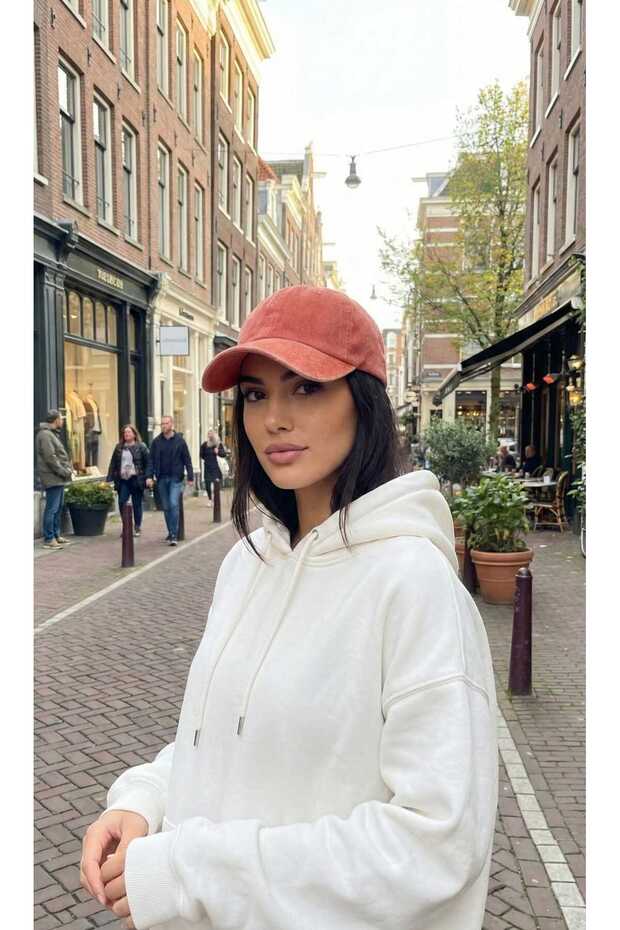 Women's Casual Hat Distressed Detailed Washed Cotton Premium Vintage Hat