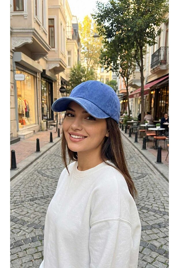 Women's Casual Hat Distressed Detailed Washed Cotton Premium Vintage Hat