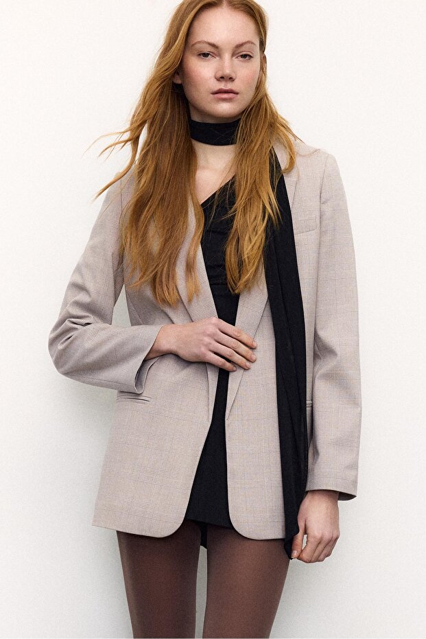 بليزر مفتوح مخطط - 3