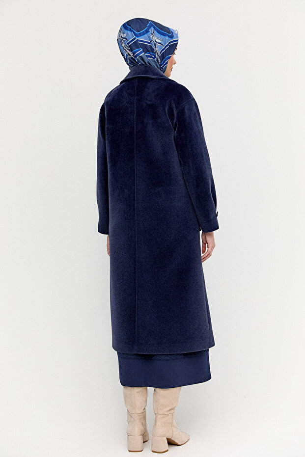 Kaşe Bebe Yaka Kaban - 6