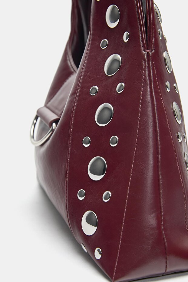 Çıtçıt detaylı kol çantası - 4