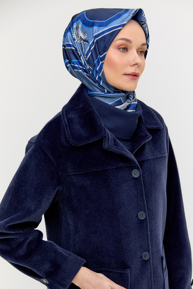 Kaşe Bebe Yaka Kaban - 4