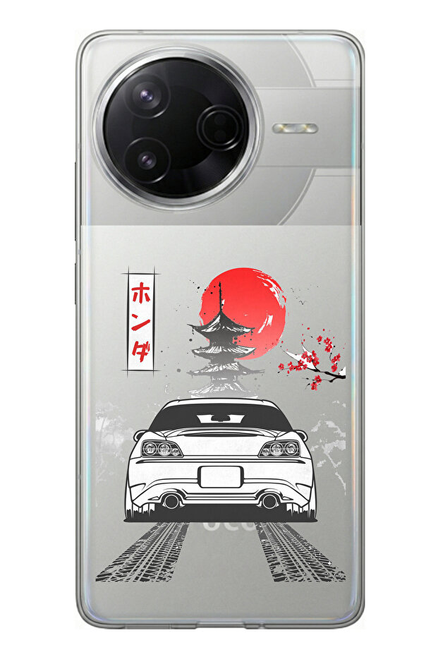 حافظة سيليكون متوافقة مع Poco F7 Pro بتصميم S2000 مطبوع - 1