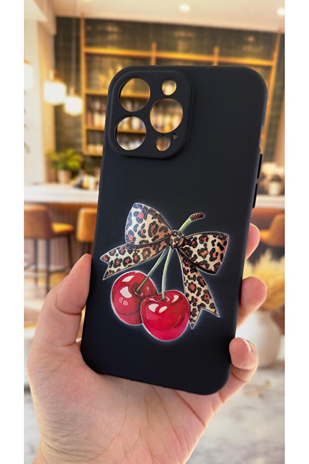 حافظة مطاطية متوافقة مع هاتف iPhone 14 Pro Max مصنوعة من السيليكون بنمط الفهد وامتصاص الصدمات - 4