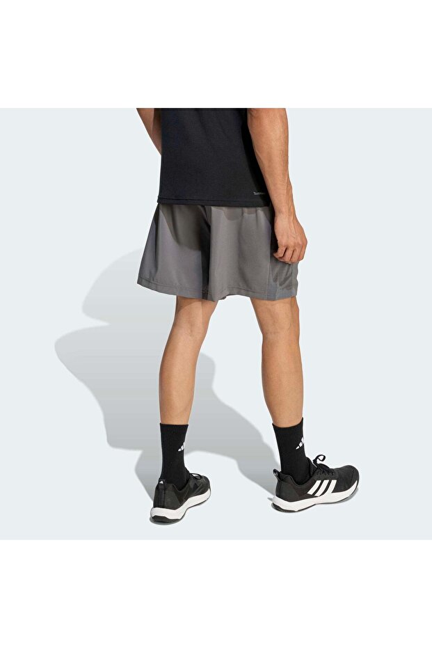 Workout Essentials Erkek Gri Şort (KD2949) - 2