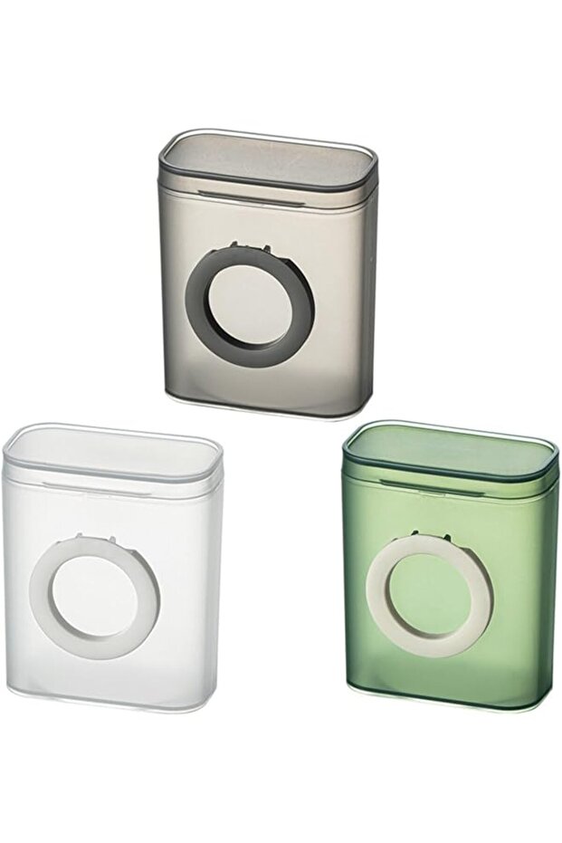 Plastic Cord Storage Organizer Box, 3 Pcs Small Translucent Cable Organizer Box with Lid, Travel Cab