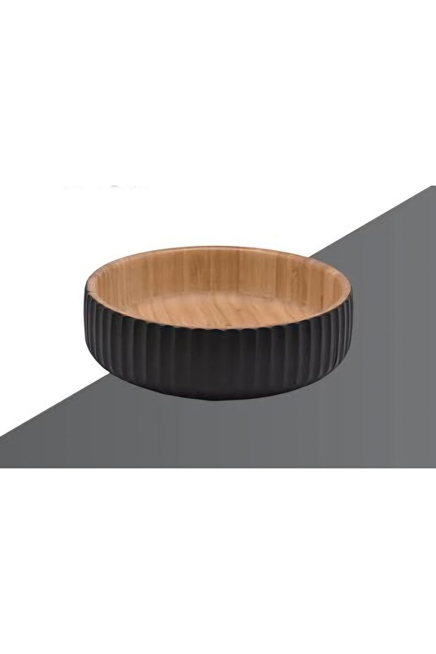 Gravüllü Bambu Kase 22 Cm - 2