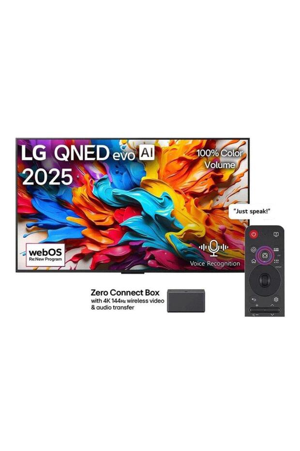 65 inch QNED evo AI QNED9M 4K 144Hz Smart TV AI Magic remote webOS25 2025