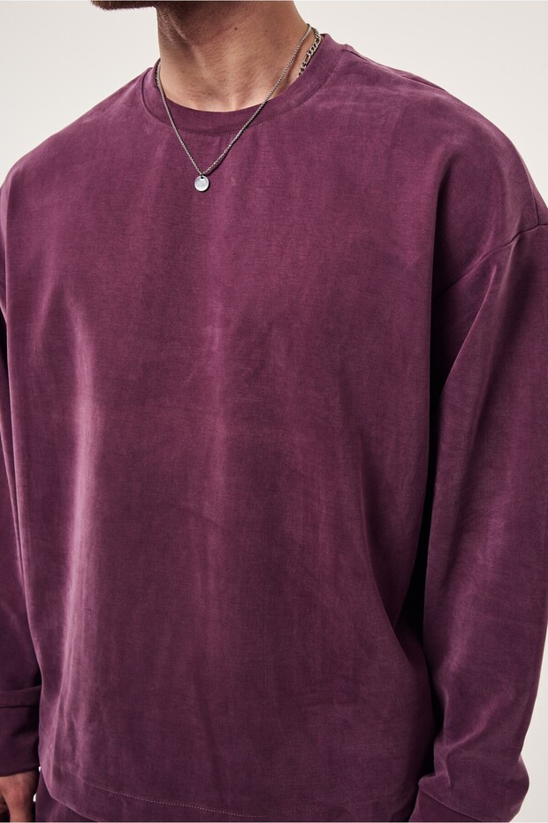 Washable Modal Basic Sweatshirt - 4