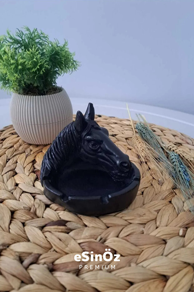 # Ashtray Horse Head Design Model Special Series a Quality Premium Concrete Ashtray
