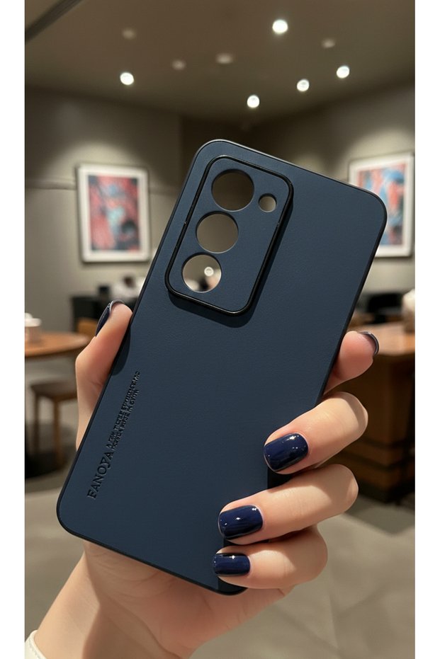 Leather Design Non-Slip Non-Yellowing Non-Dust Tpu Case Compatible with Xiaomi Redmi 15