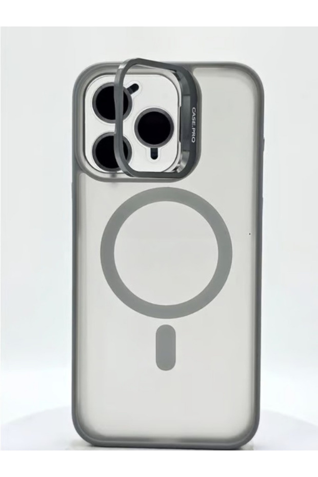 iPhone 14 Pro Max Compatible Magsafe Case Silicone Cover with Camera Protection Lens