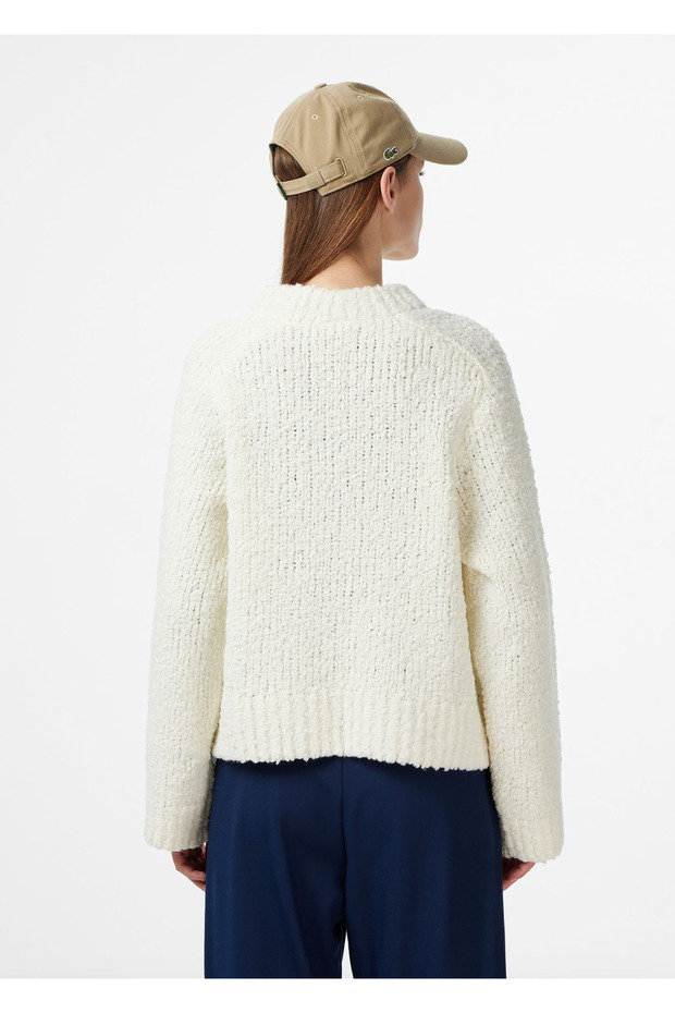 Wool High Neck Sweater - 4