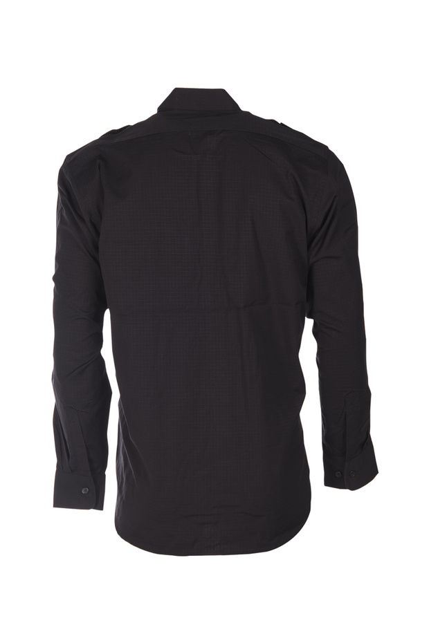 Μαύρο πουκάμισο ripstop - 2