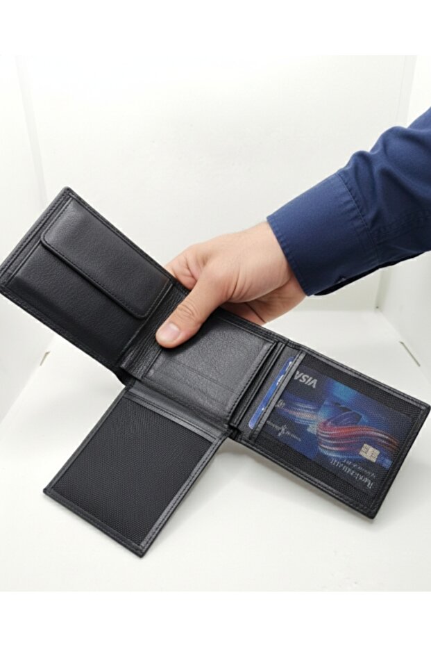 Wallet Deri Yan model Cüzdan - 2