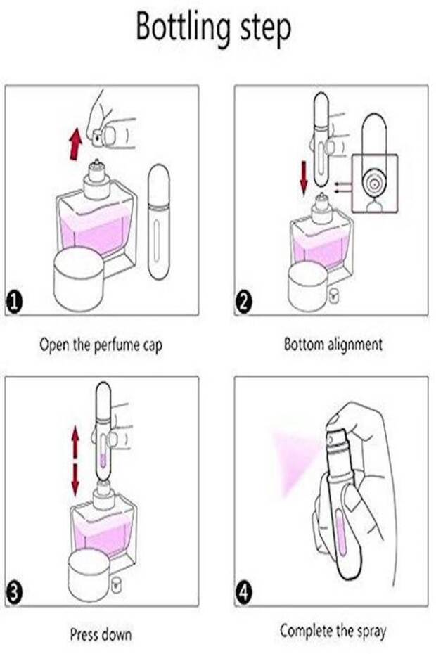 Portable Mini Refillable Perfume Atomizer Bottle - 2