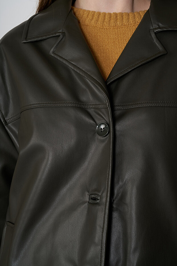 Vintage Deri Ceket - 3