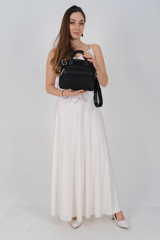 Silver & Polo Sp1216 Women's Handbag Black
