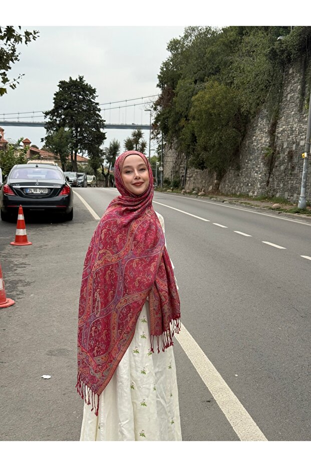 Çift Taraflı Kaşmir Şal - 2