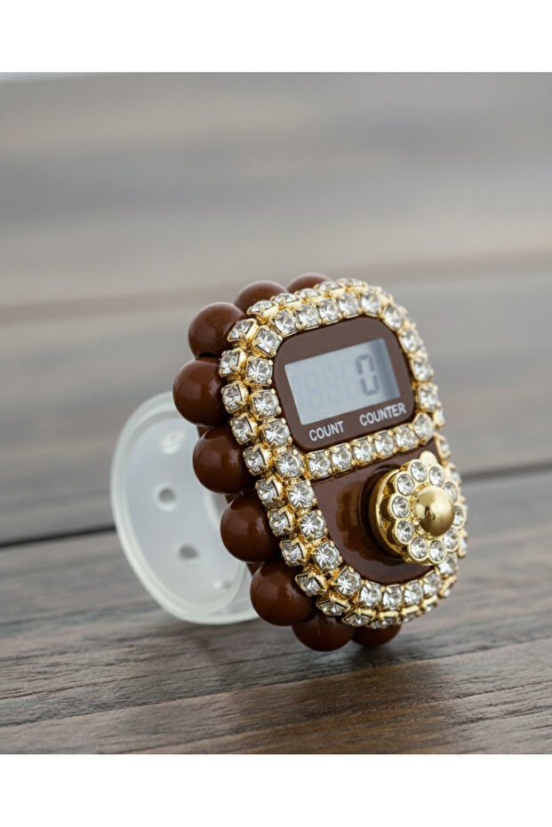 خاتم الذكر الرقمي المرصع بالأحجار - 1