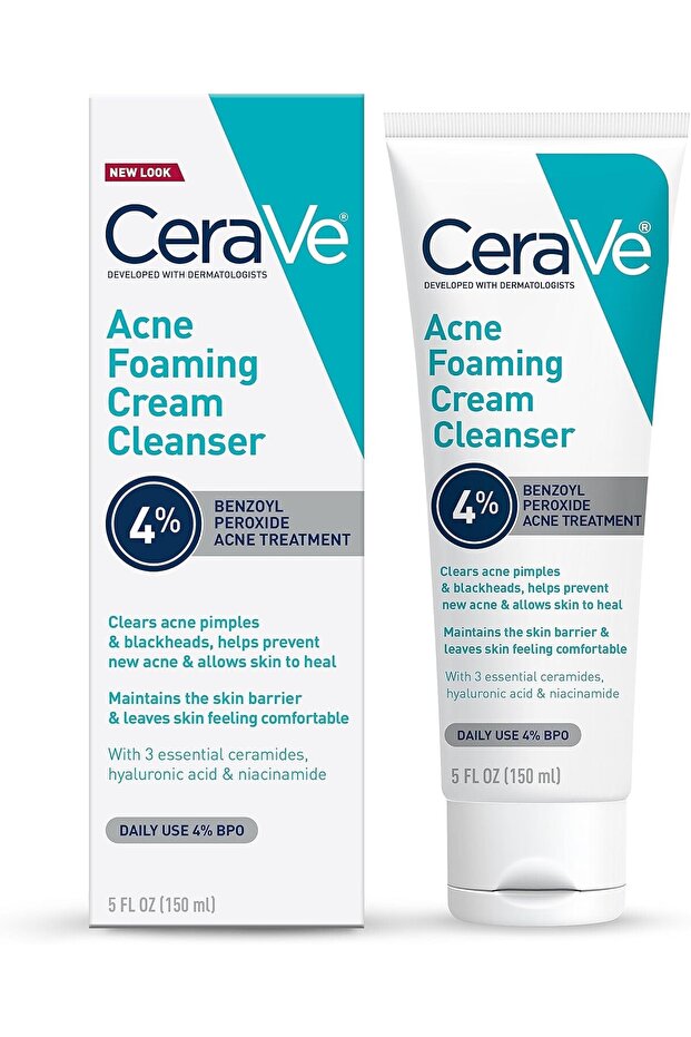 Acne Foaming Cream Cleanser, 150ml