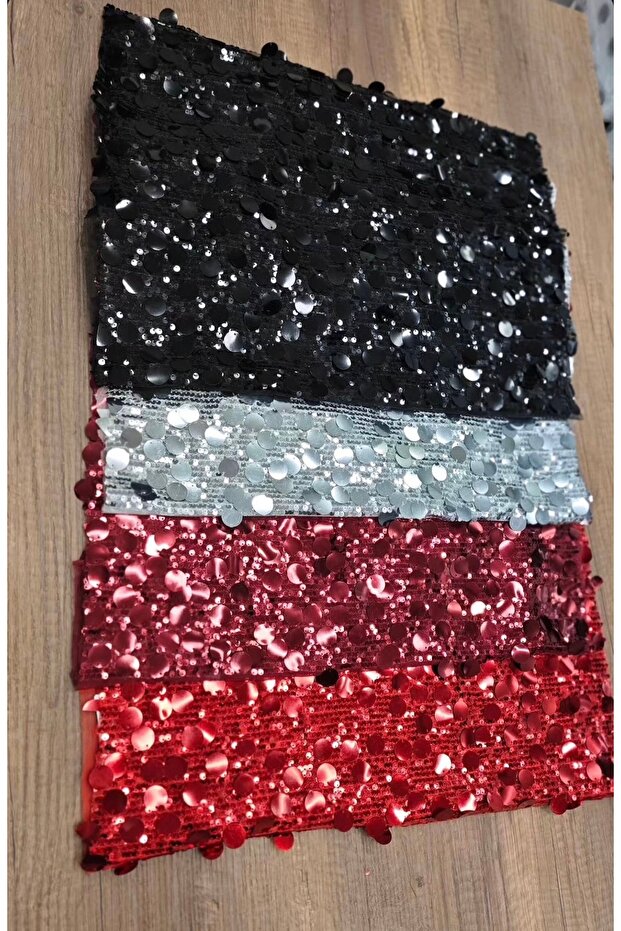 18 mm para pullu payet kumaş - 1