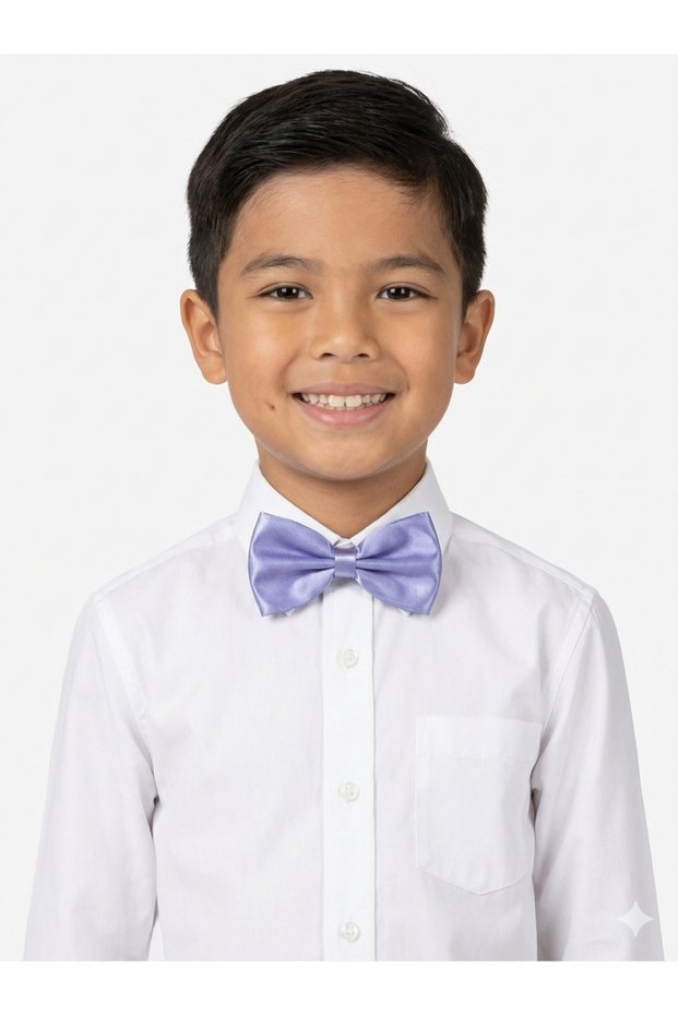 Style Icon for Little Gentlemen: Adjustable Satin-Matte Children's Bow Ties (Color Variations Available)