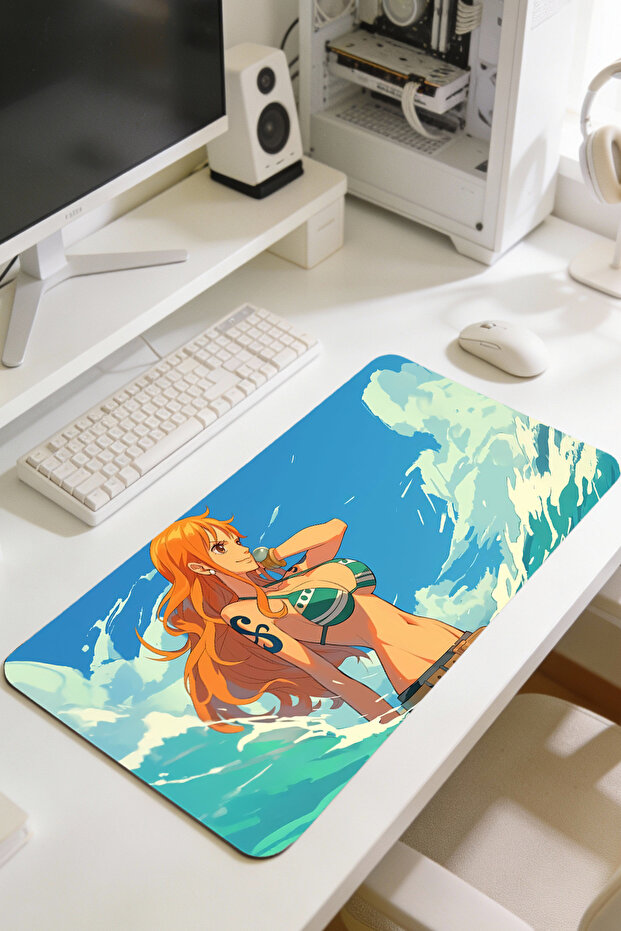 لوحة ماوس الألعاب One Piece Nami ProControl مقاس 30×70 - مساحة كبيرة، سطح فائق النعومة ومضاد للانزلاق
