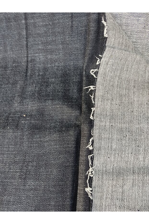Aktez-El Kot Black Black Denim Jeans Fabric 70/160cm 2 Pieces Fabric