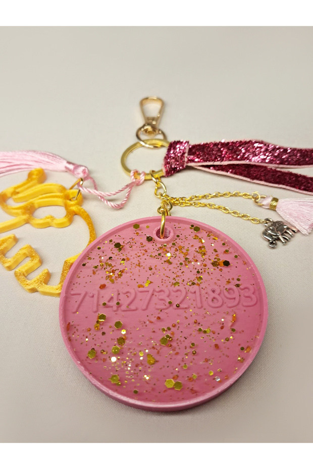 سلسلة مفاتيح على شكل حقيبة تحمل رمز الثروة، سلسلة مفاتيح - 4