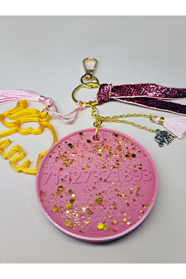 سلسلة مفاتيح على شكل حقيبة تحمل رمز الثروة، سلسلة مفاتيح - 3