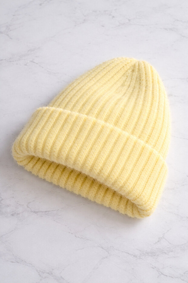 Triko örme sakallı bere - 2