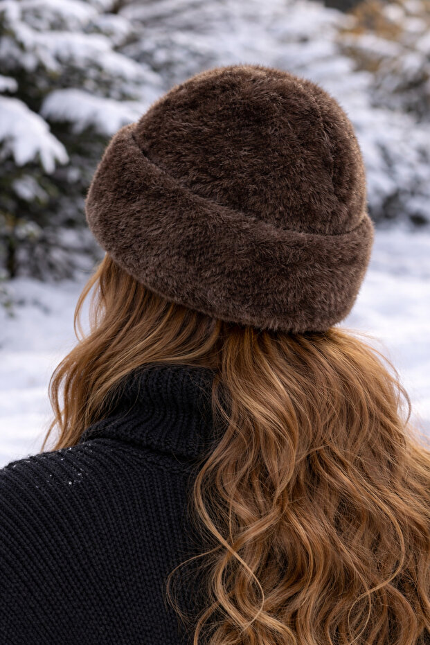 Triko örme sakallı bere - 2