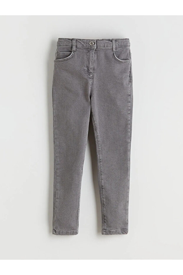 Lcw Kids Gray Slim Fit Girls' Jeans
