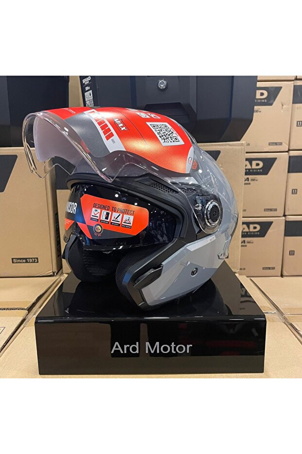 MT Cosmo SV Solid A2 Nardo Gri Açık Kask - 2