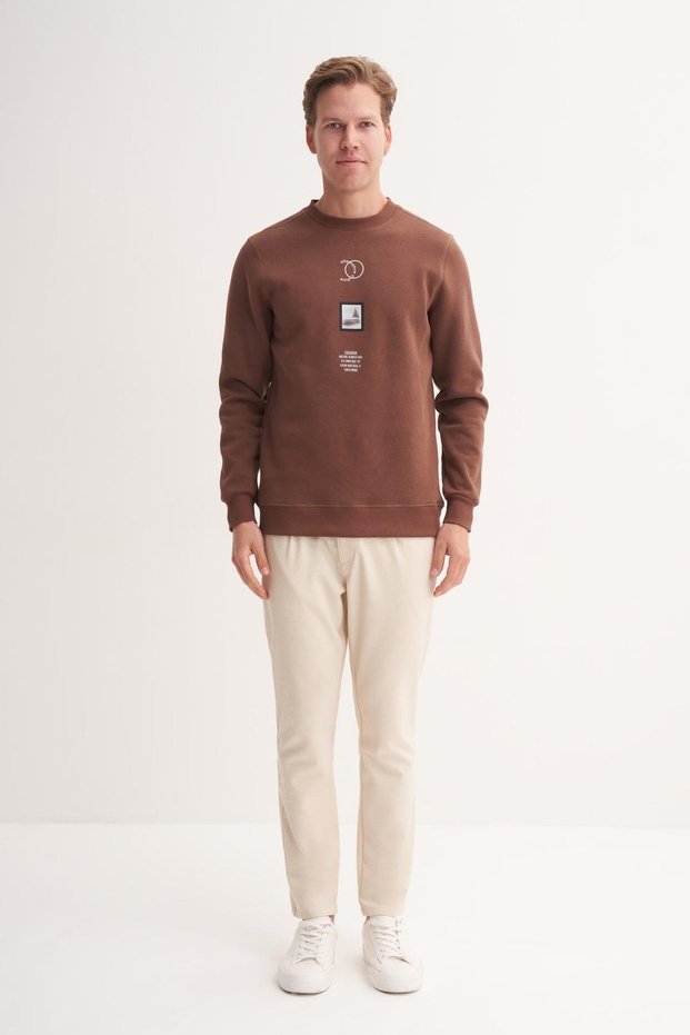Vintage Regular Fit Soft Inside Sh Fleece-Lined 3 Thread Sweatshirt (25 Winter)