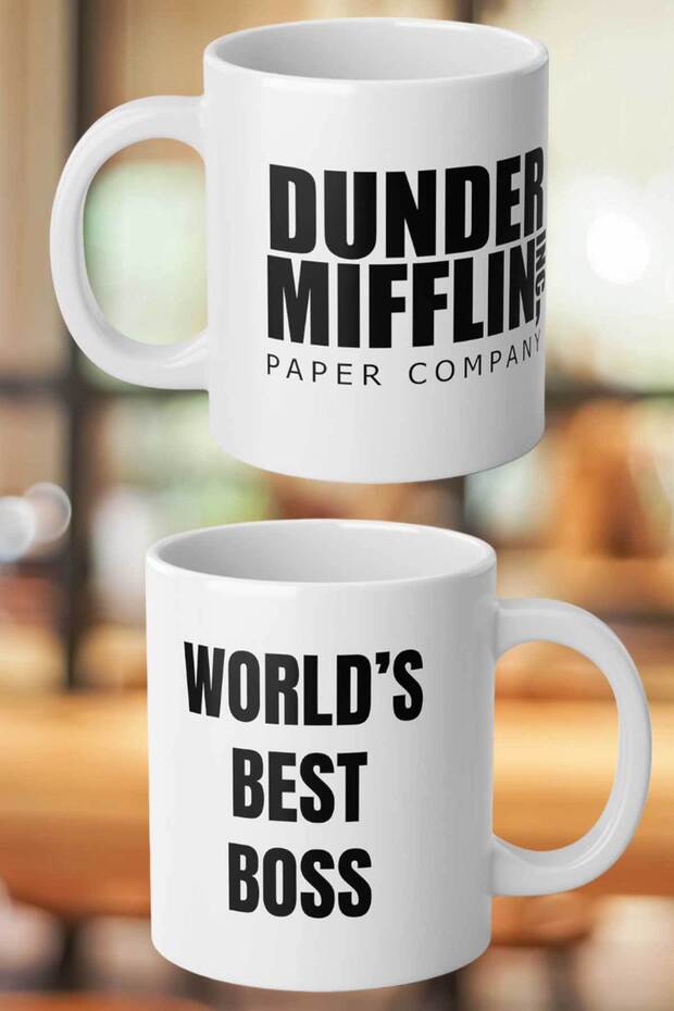 كوب Dunder Mifflin - كوب مطبوع