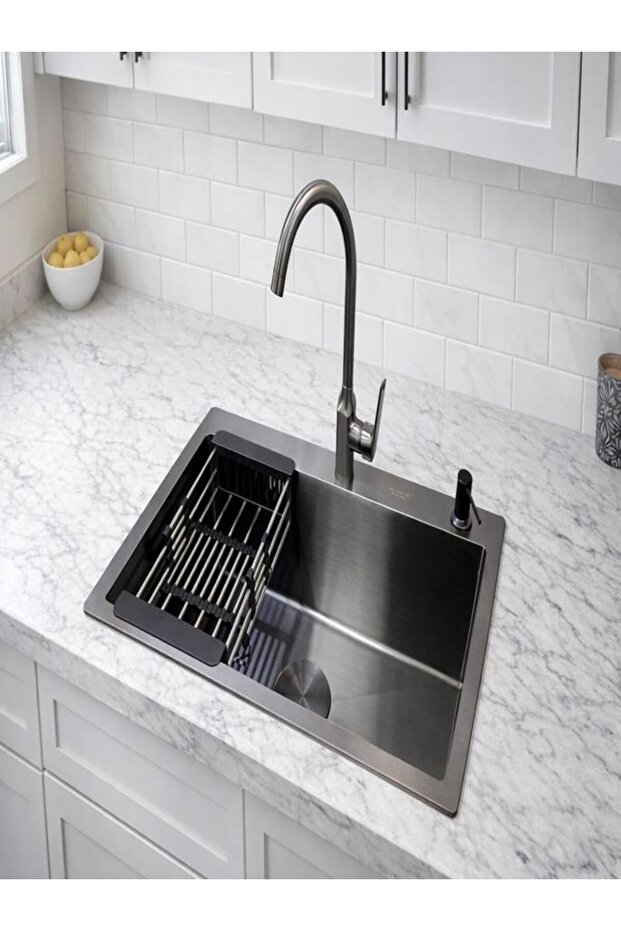 Antrasit Mutfak Eviye Bataryası - 2