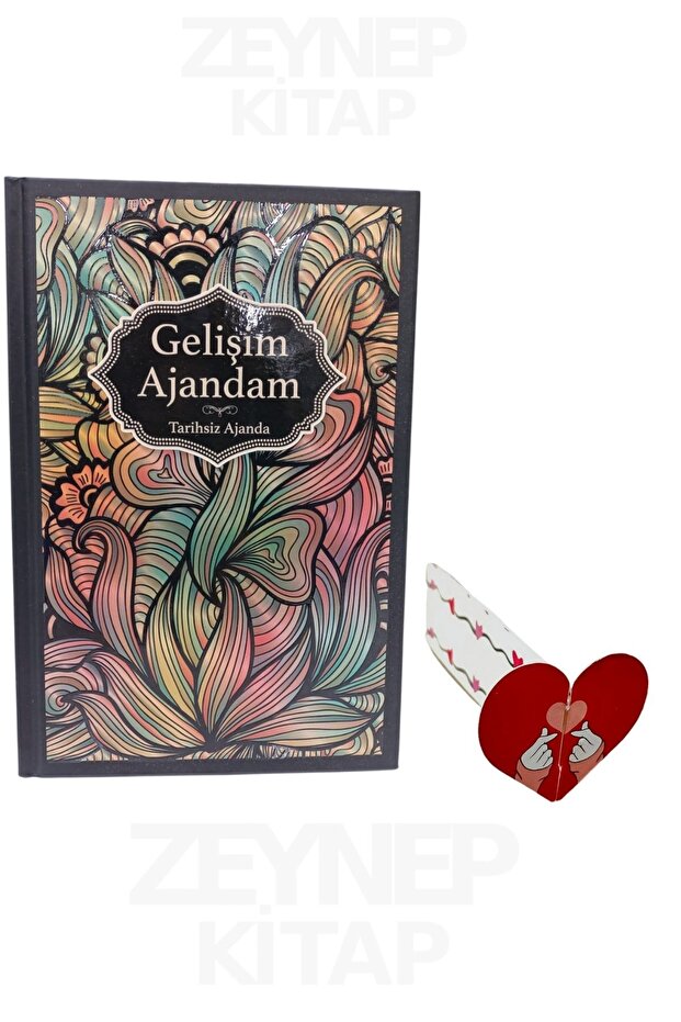 My Development Agenda - Undated Agenda - (Code 03) - (Special Design Heart Bookmark Gift)