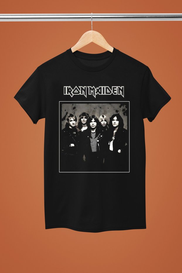 Iron Maiden Printed Cotton Short Sleeve Regular Fit Rock Tshirt