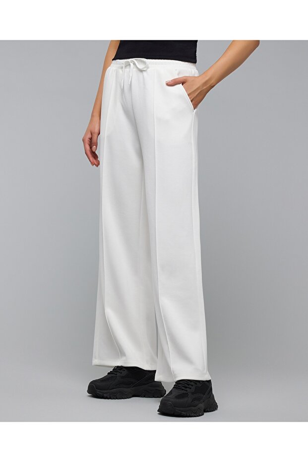 بنطال رياضي سادة بخصر برباط - 3