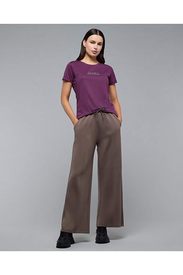 بنطال رياضي سادة بخصر برباط - 2