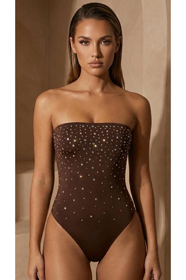 taşlı bodysuit - 2