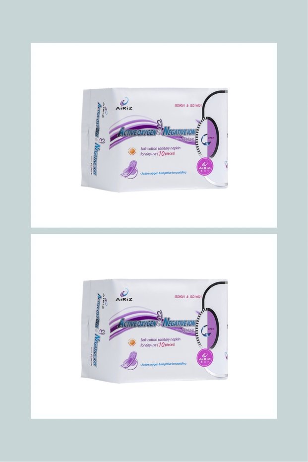 Hygienic Women's Pads, Set of 2, Daytime Normal Size, 2 Packs of 10, 20 Pieces