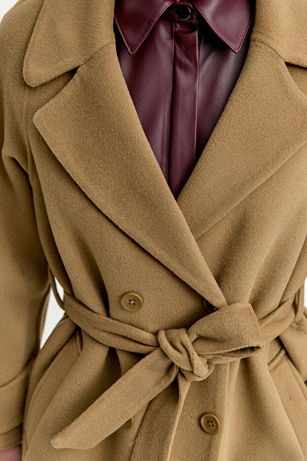 Yün Kruvaze Kaban - 7