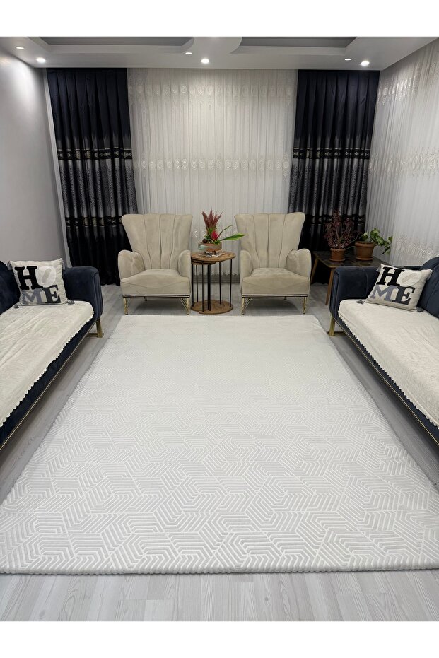 Hali örtüsü dik krem - 1