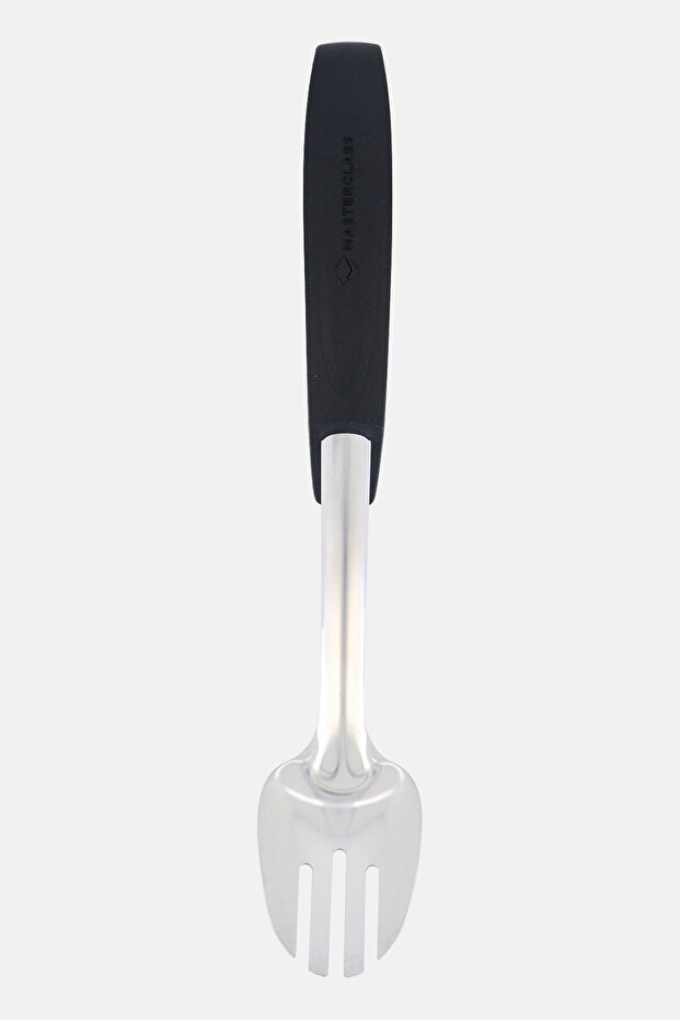 Stainless Salad Fork, Black - 1