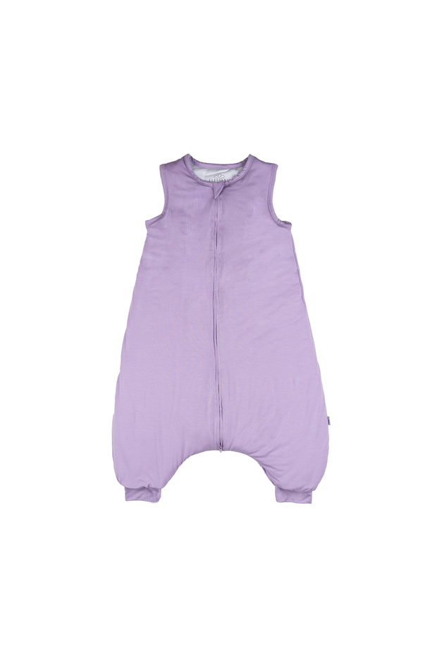 Organic Bamboo Sleeping Bag – 2.5 Tog Wearable Footed Blanket, Double-Sided Zipper