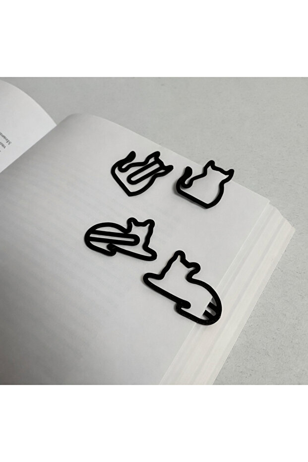10-Piece Cat Figured Paper Clips – Decorative Agenda & Office Paper Clips
