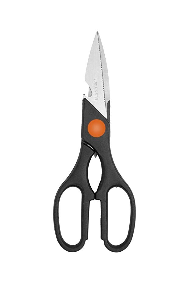 مقص مطبخ متعدد الأغراض باللون الأسود، مقص مطبخ عملي متعدد الوظائف، مقص دجاج - 6